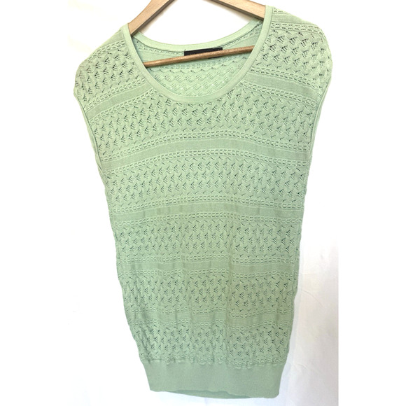 The Limited Sweaters - Limited Lightweight Sleeveless Knit Sweater Womens Size M‎ Preppy Beach Casual